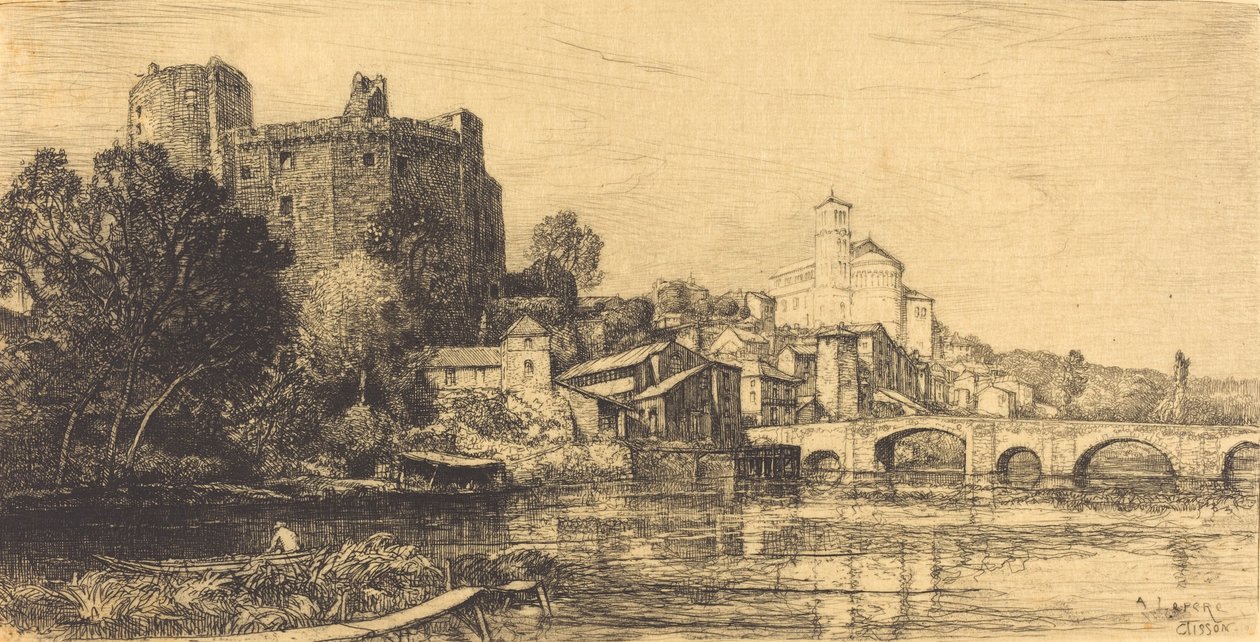 Clisson Lower Loire, 1909. alkotó: Auguste Lepere