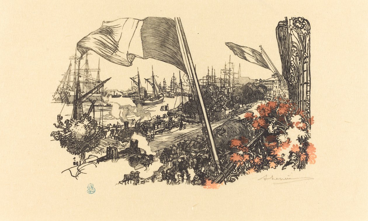 Dedikációs oldal alkotó: Auguste Lepere