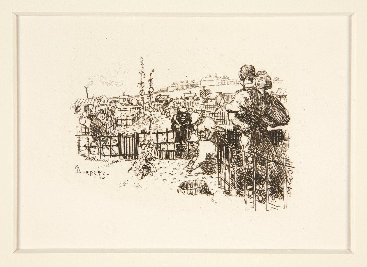 Kertészkedés alkotó: Auguste Lepere