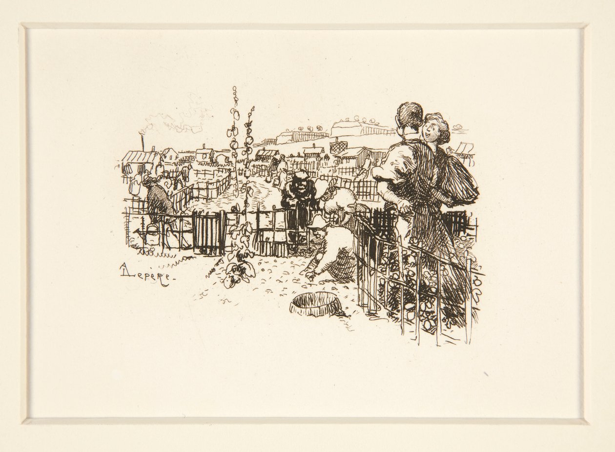 Kertészkedés alkotó: Auguste Lepere