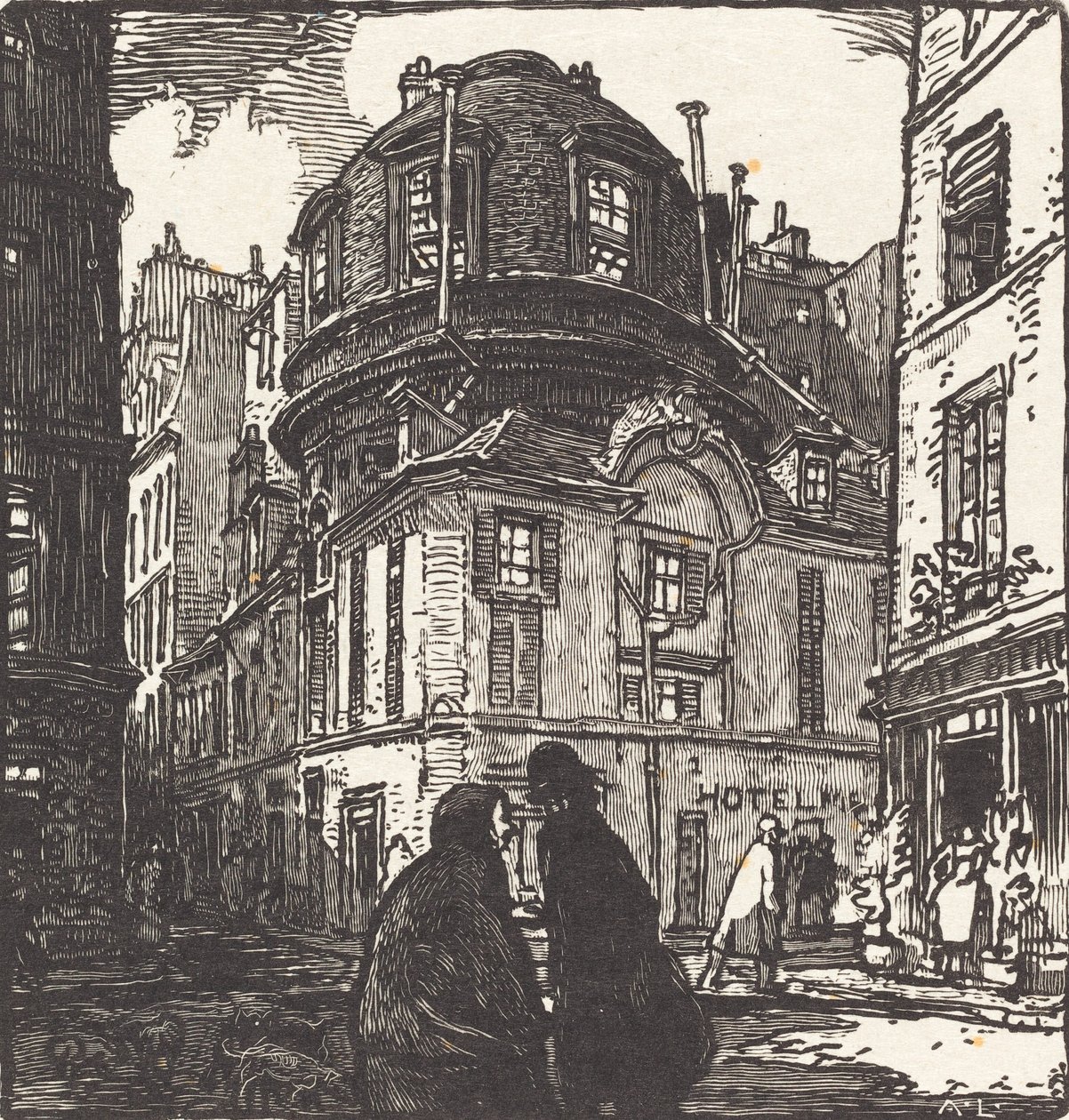 A régi orvosi akadémia, 1901-ben. alkotó: Auguste Lepere