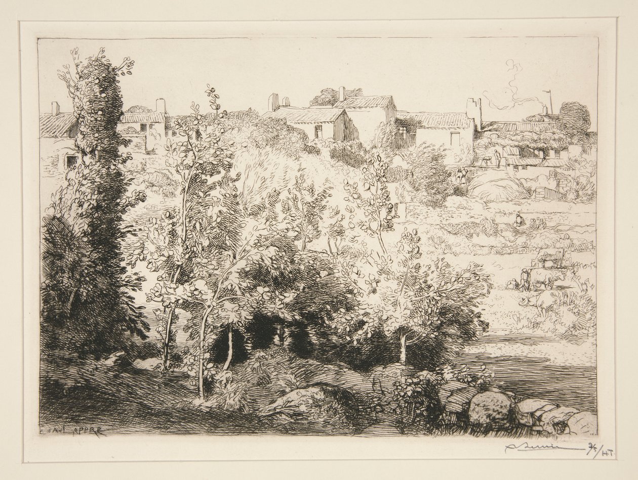 La Meule falu (sziget alkotó: Auguste Lepere