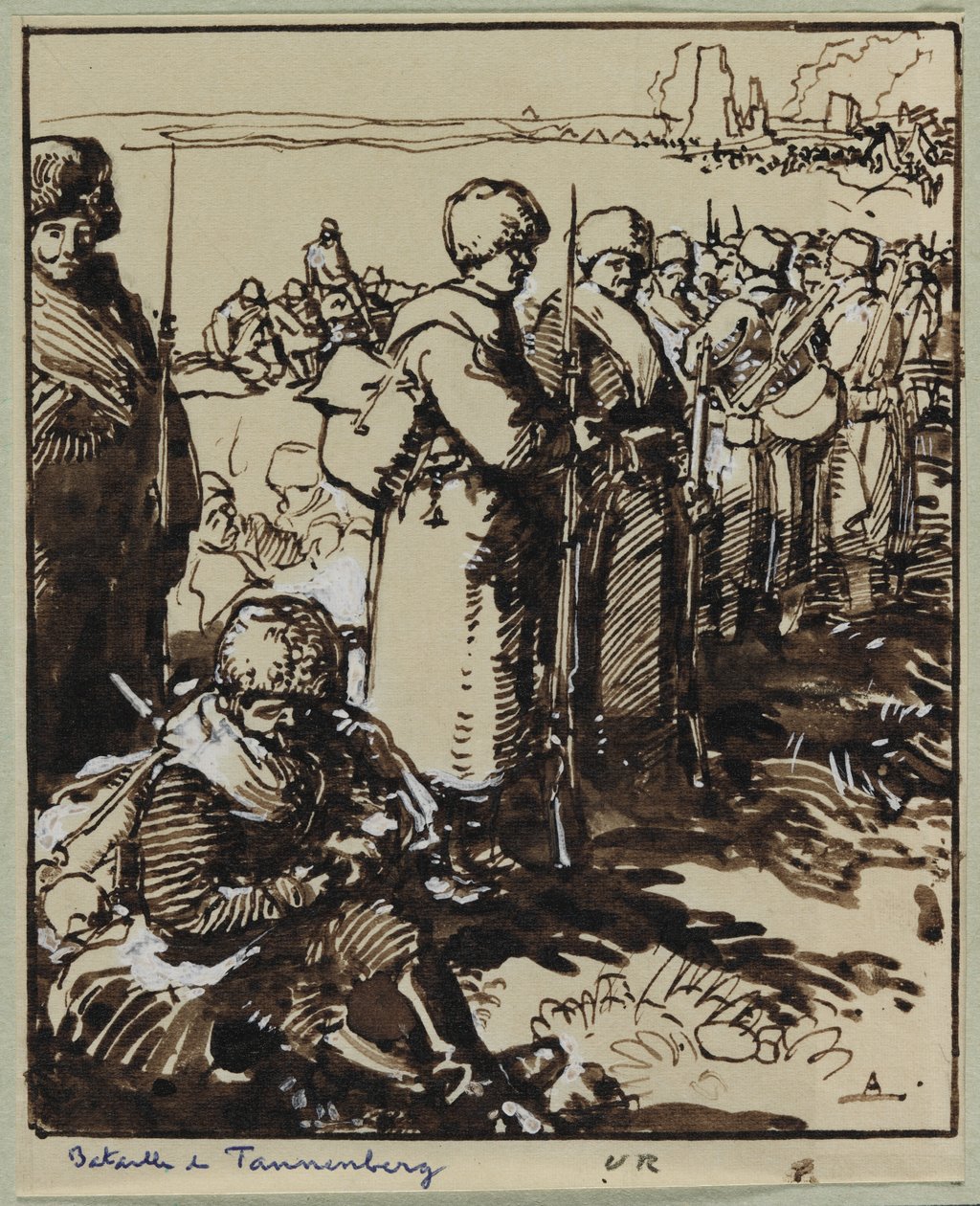 Tannenbergi csata, 1914. alkotó: Auguste Louis Lepère