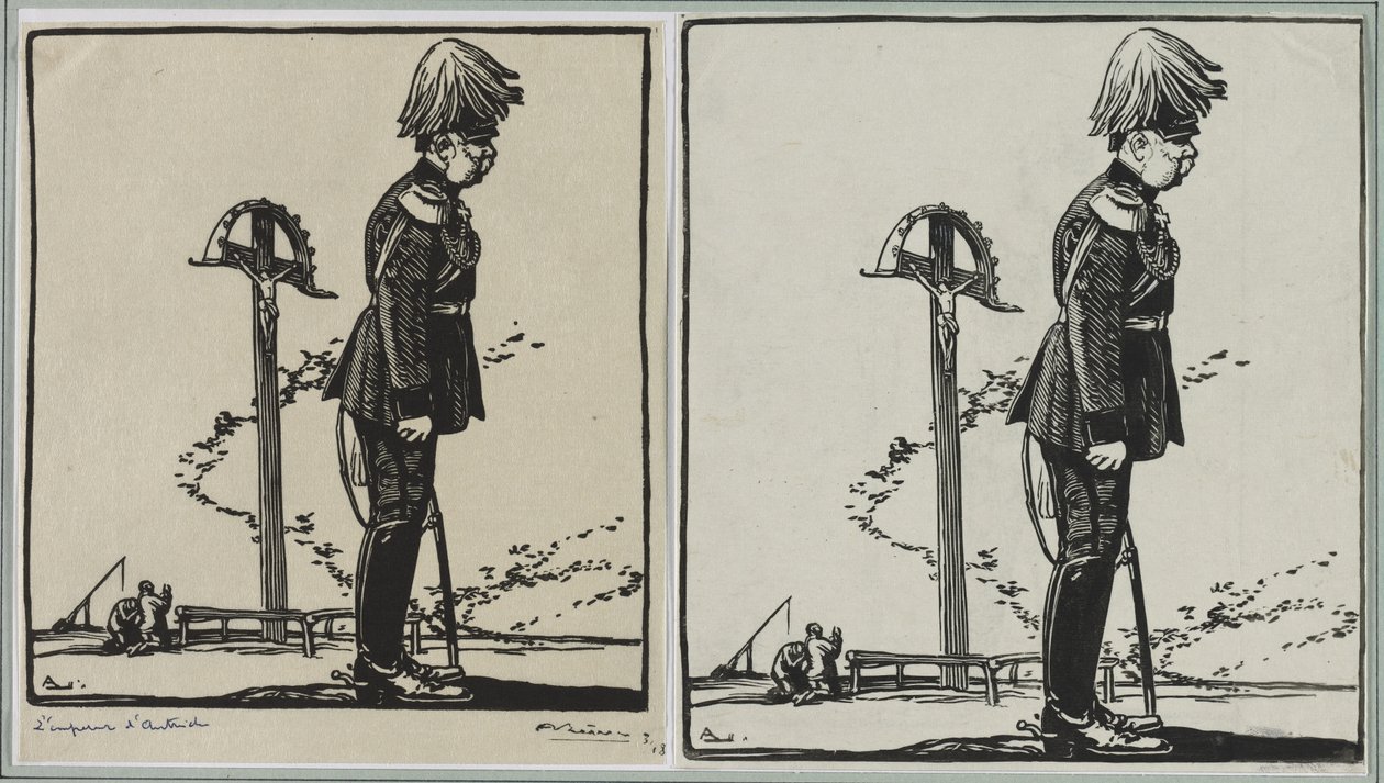 LEmpereur dAutriche, 1914. alkotó: Auguste Louis Lepère