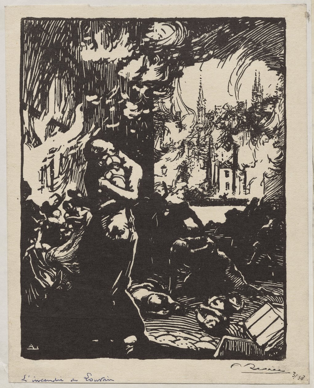 A louvaini tűz alkotó: Auguste Louis Lepère