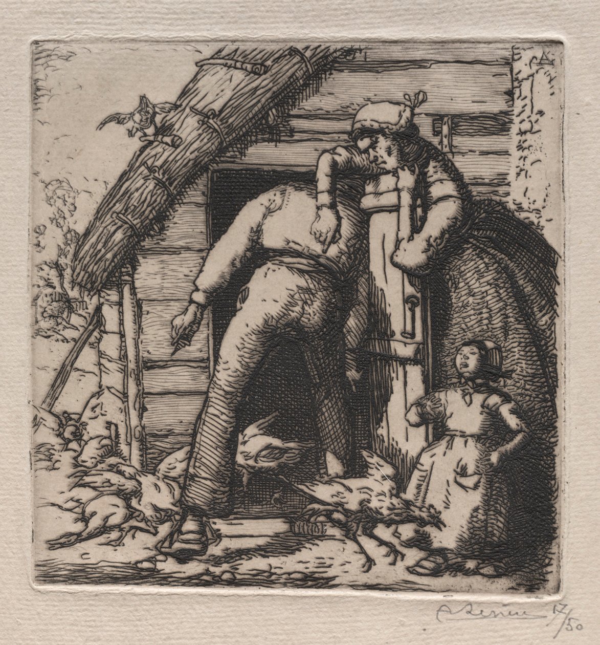 A Chicken Coop fogja a legnagyobbat. alkotó: Auguste Louis Lepère