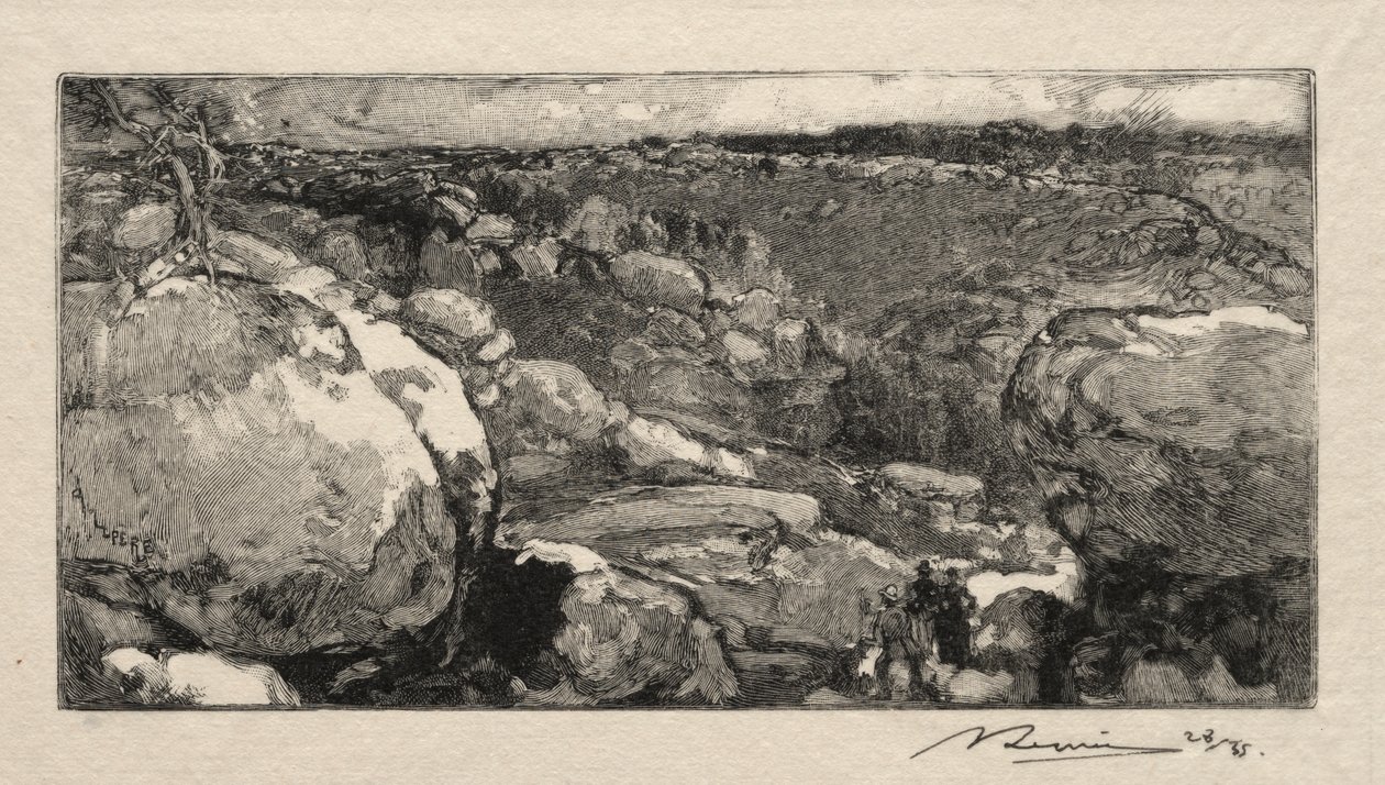 A Long-Rocher cirkusz alkotó: Auguste Louis Lepère