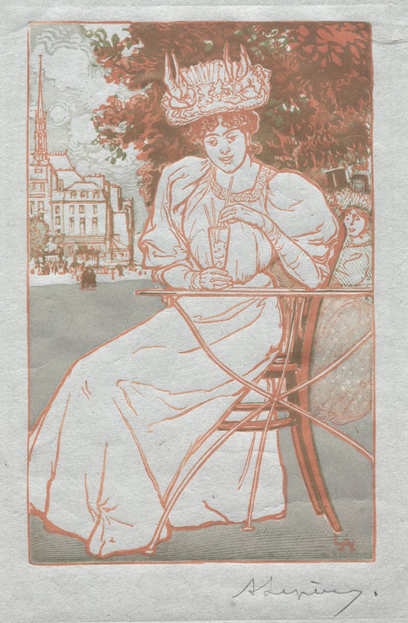Párizsi Almanach, 1897: Nyár alkotó: Auguste Louis Lepère