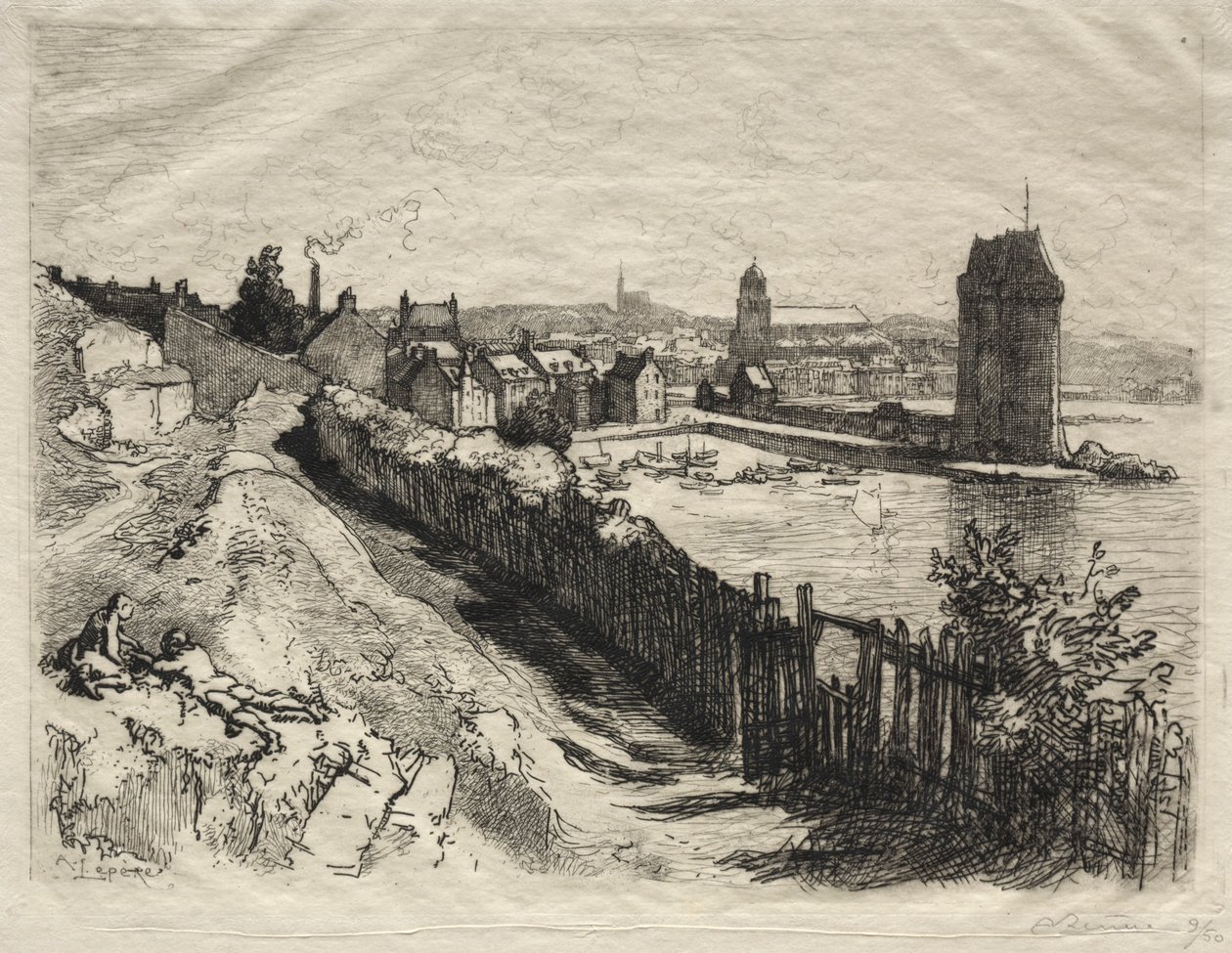 Szent Serván kapuja. alkotó: Auguste Louis Lepère