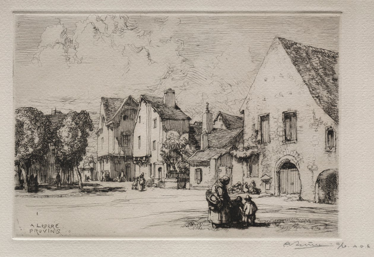 Provins . alkotó: Auguste Louis Lepère