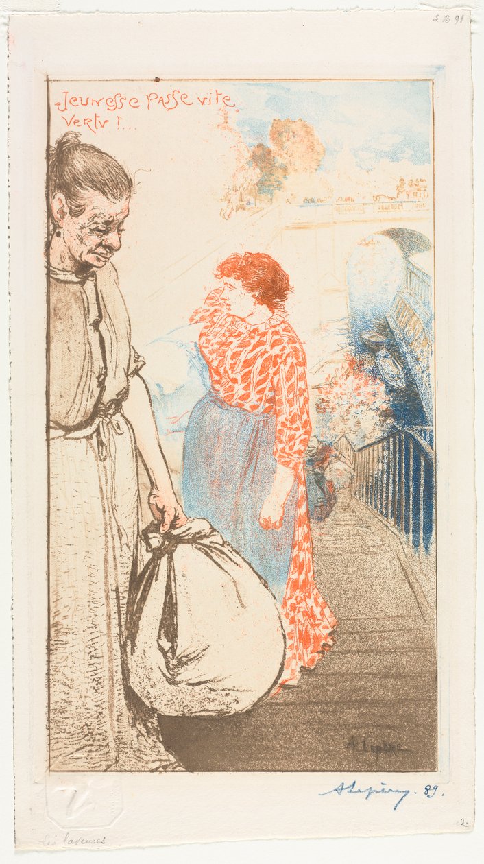 Mosónők alkotó: Auguste Louis Lepère
