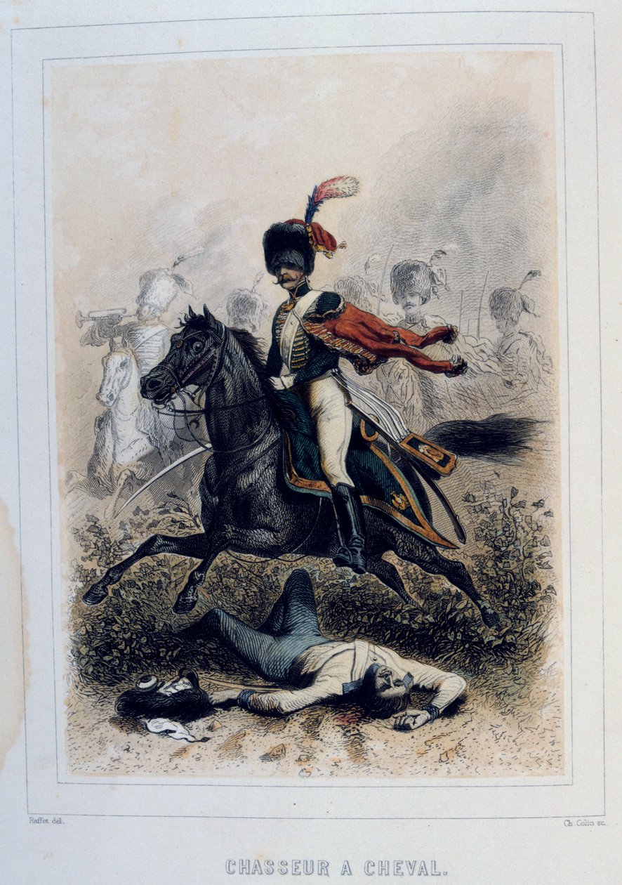 Chasseurs à Cheval, könnyűlovasság, 1859. alkotó: Auguste Raffet