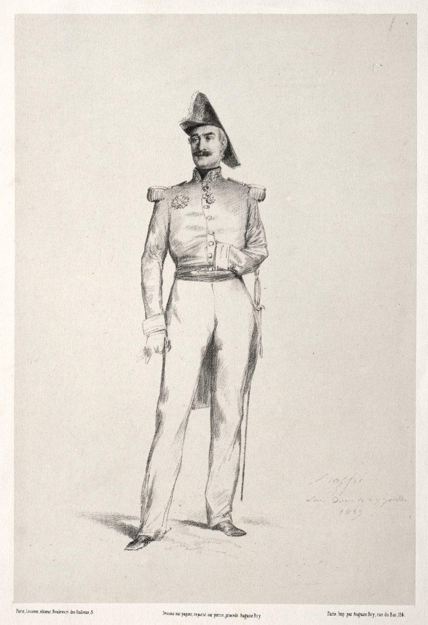 Baraquey dHilliers marsall, 1859. alkotó: Auguste Raffet