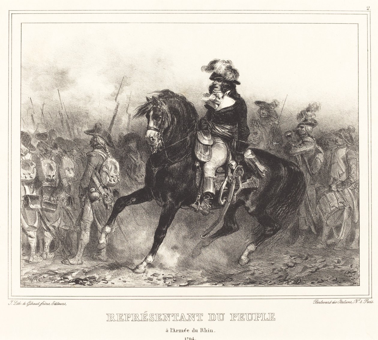 Representant du Peuple (a nép képviselője) alkotó: Auguste Raffet