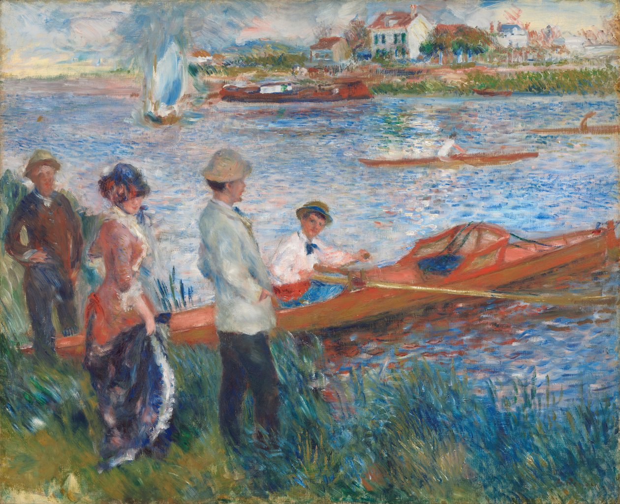 Evezősök Chatouban alkotó: Auguste Renoir