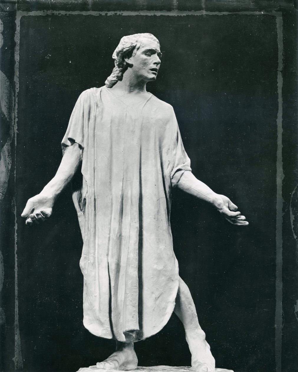 Egy calais-i burger (gipsz) alkotó: Auguste Rodin