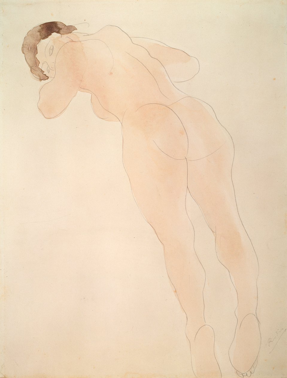 Akt, 1900-1908. alkotó: Auguste Rodin