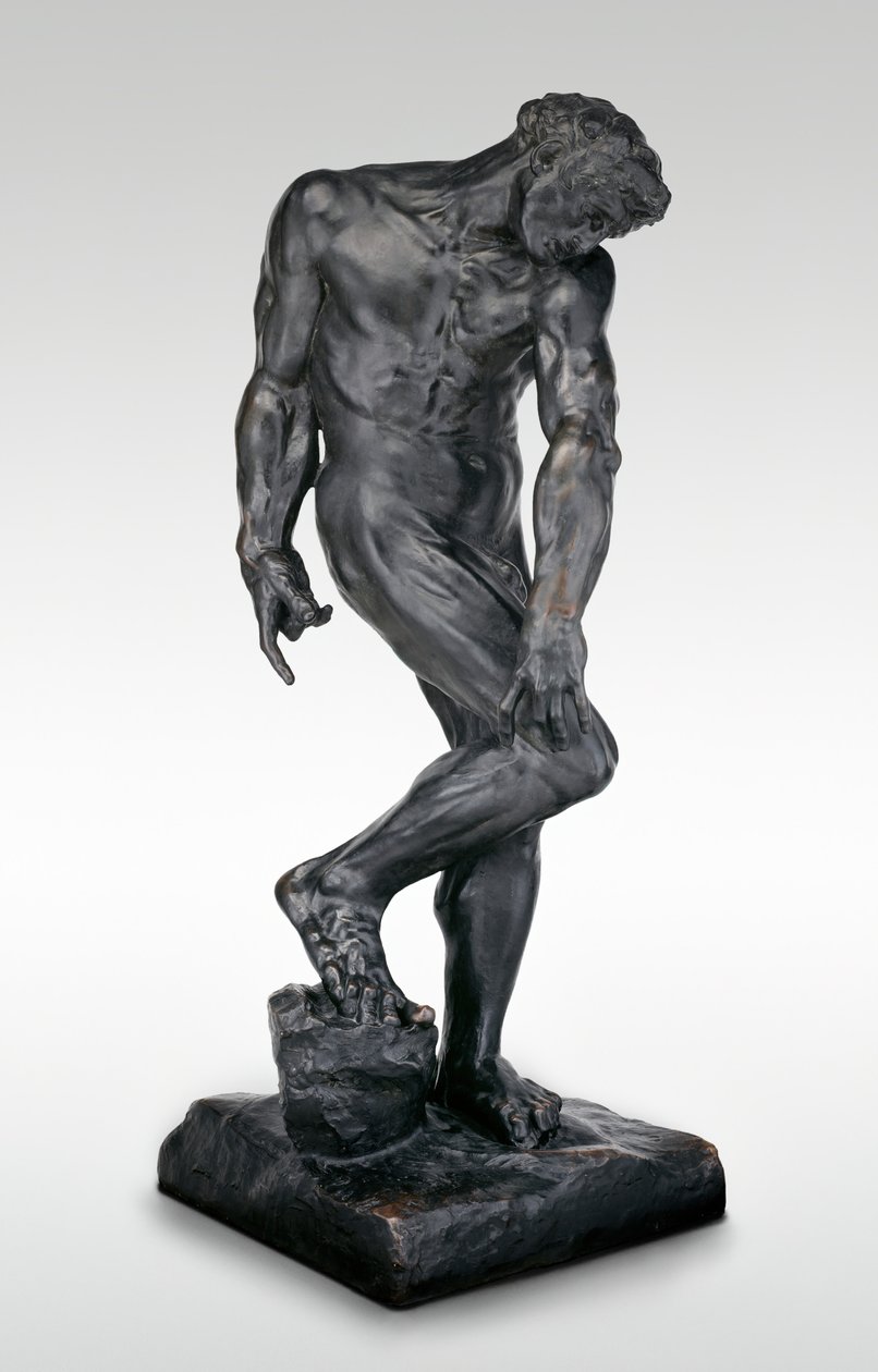 Adam, 1881-ben mintázták, 1924 körül alakították. alkotó: Auguste Rodin