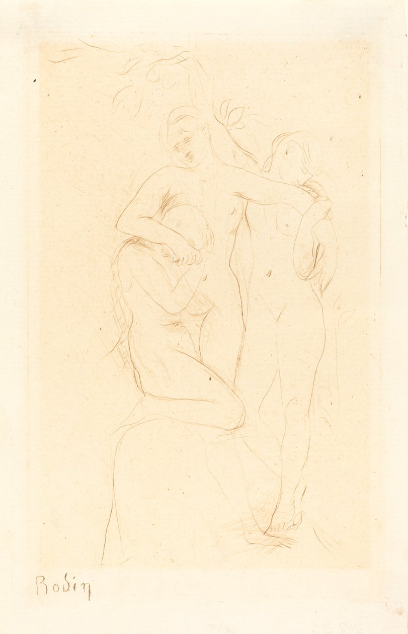 Lelkek a purgatóriumban, 1893. alkotó: Auguste Rodin