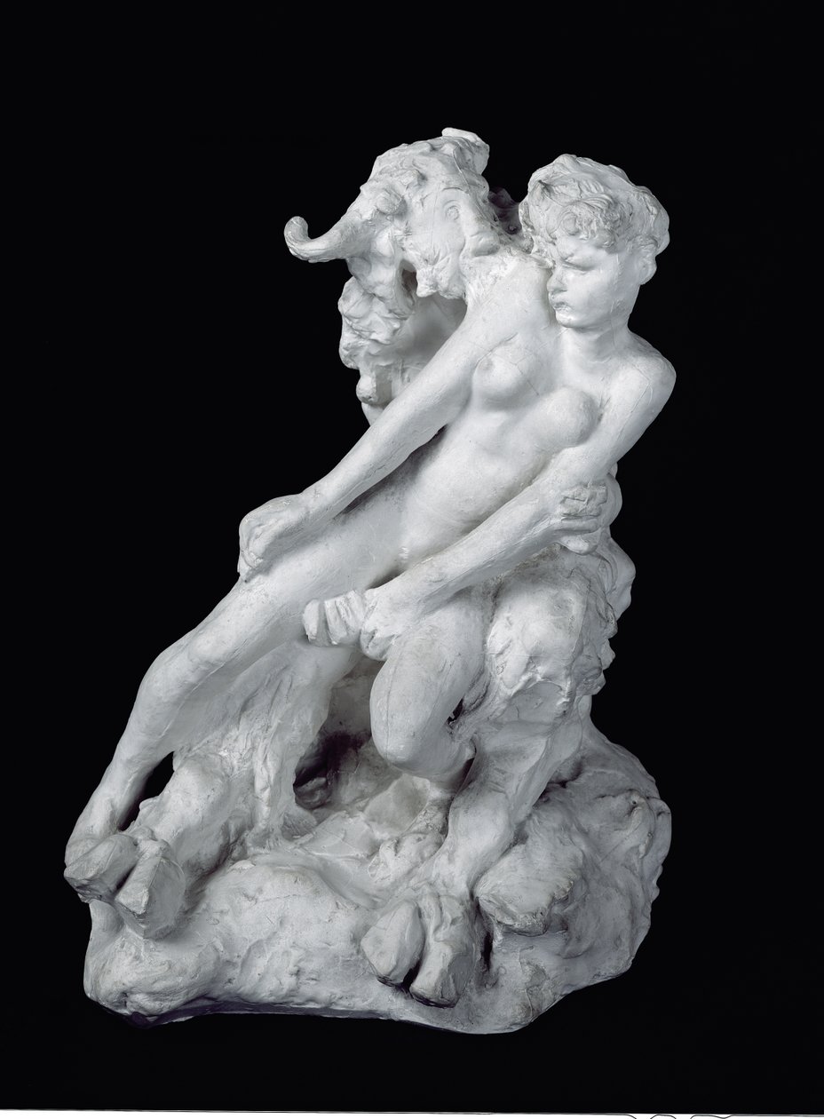 Faun és nimfa, 1886 körül (gipsz) alkotó: Auguste Rodin