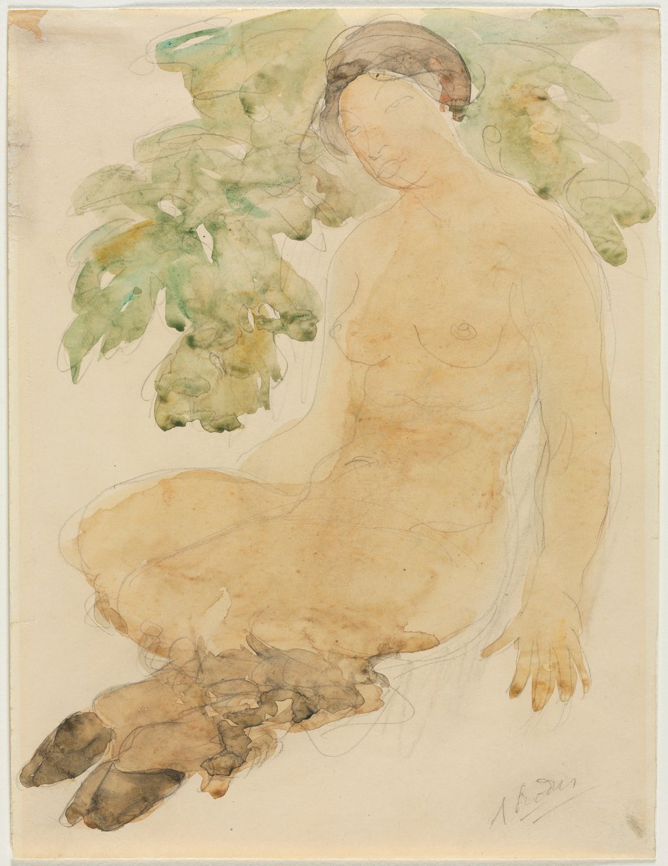 Fauness, c. 1905. alkotó: Auguste Rodin