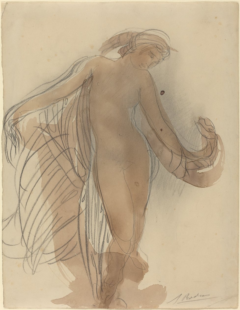 Előre néző ábra alkotó: Auguste Rodin