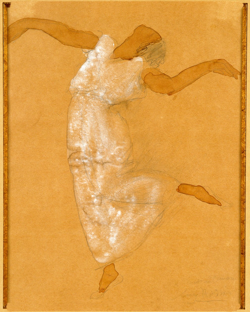 Isadora Duncan, XX. század eleje. alkotó: Auguste Rodin