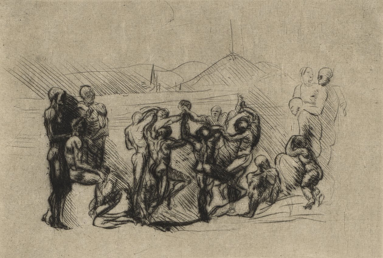 La Ronde, 1883 körül (szárazhús) alkotó: Auguste Rodin