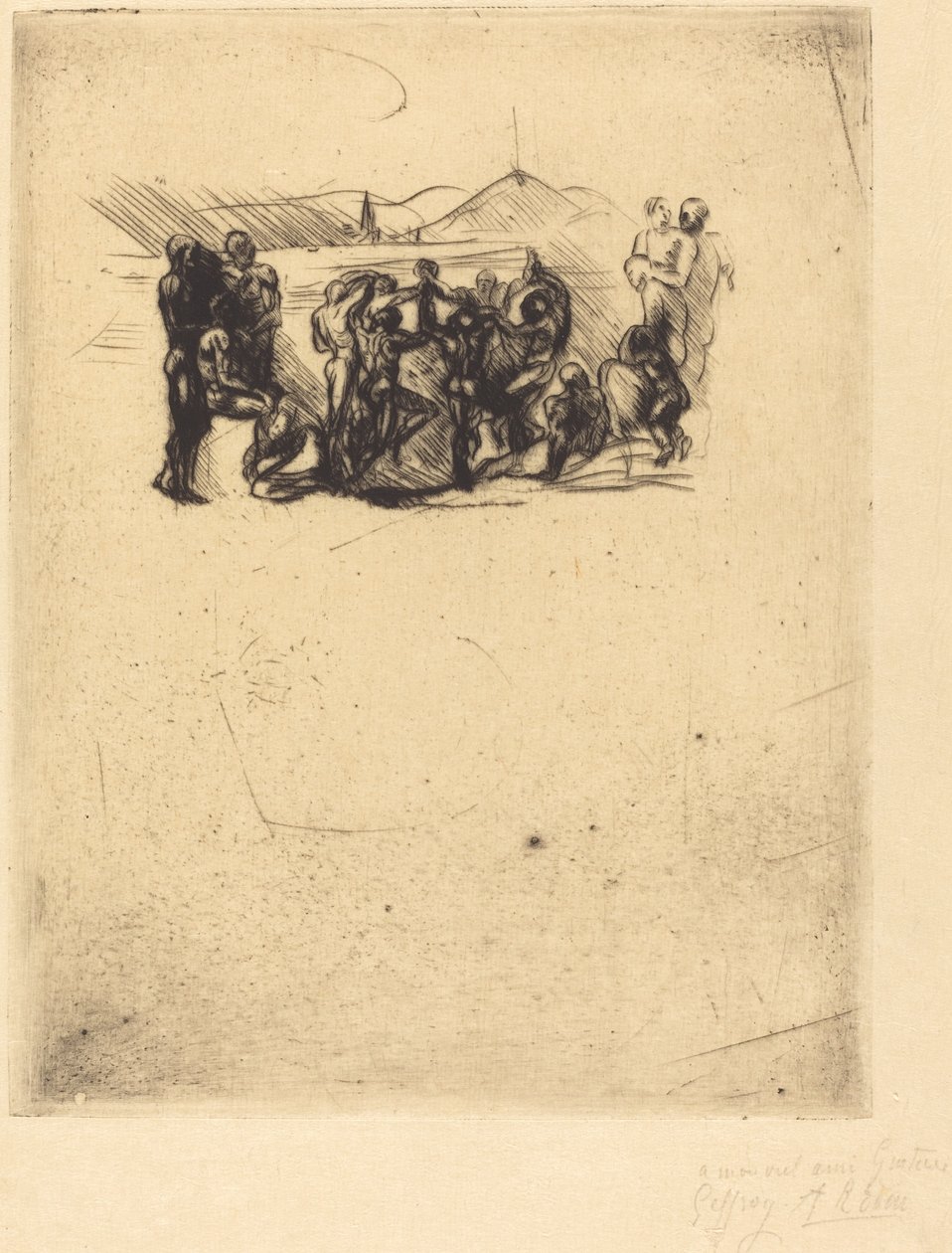 La Ronde, valószínűleg 1883. alkotó: Auguste Rodin