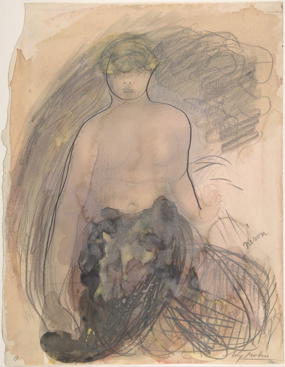 Néró, 1900-1910. alkotó: Auguste Rodin