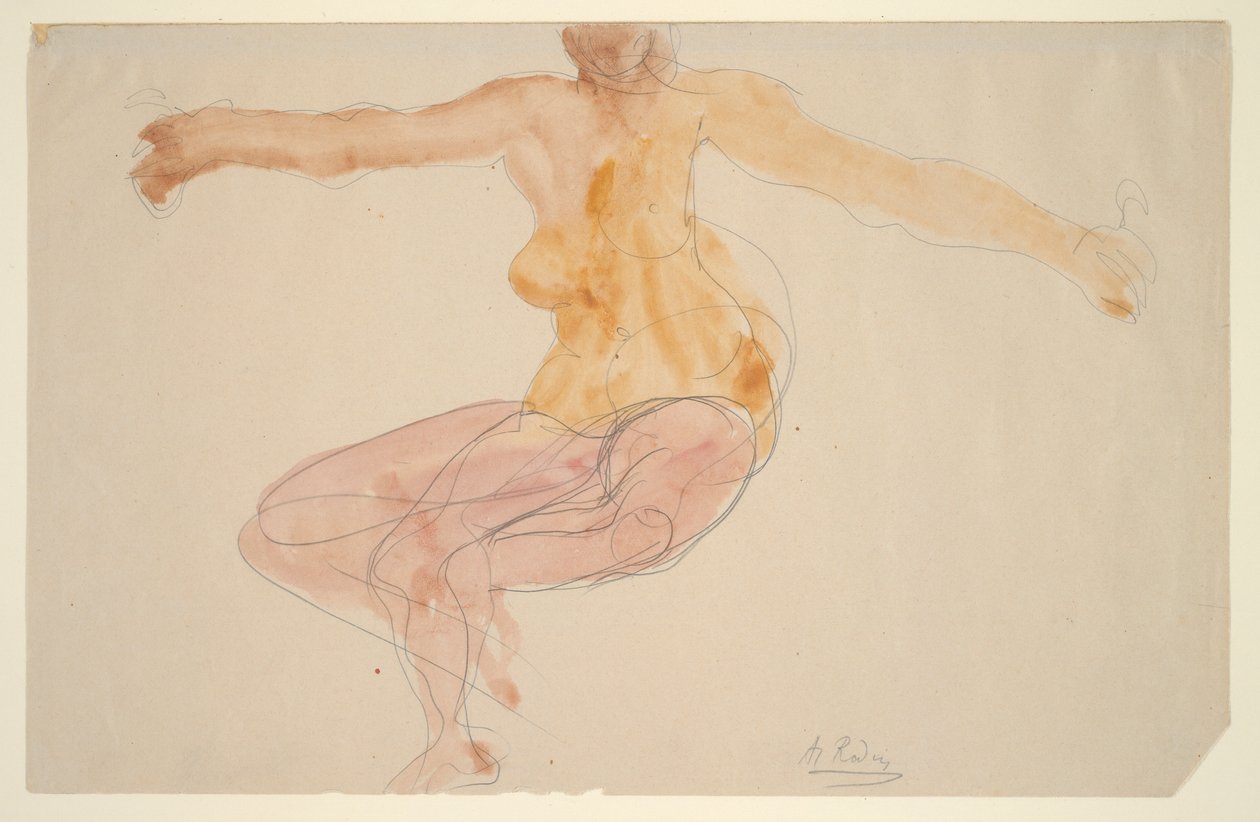 Meztelen tánc alkotó: Auguste Rodin