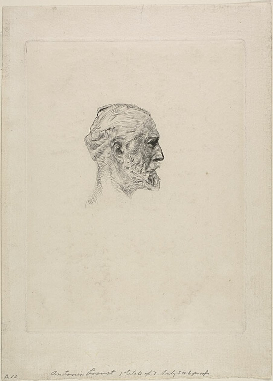 Antonin Proust portréja alkotó: Auguste Rodin