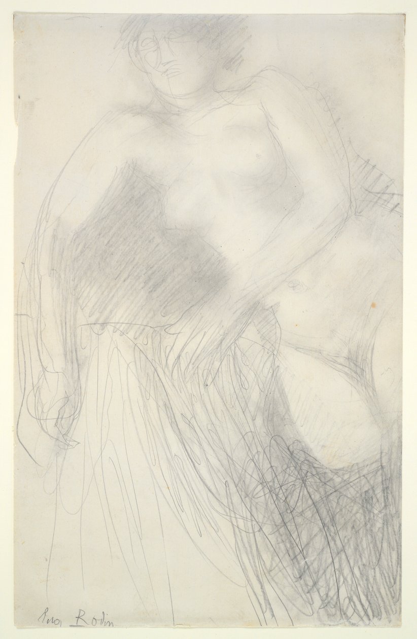 Fekvő női akt alkotó: Auguste Rodin