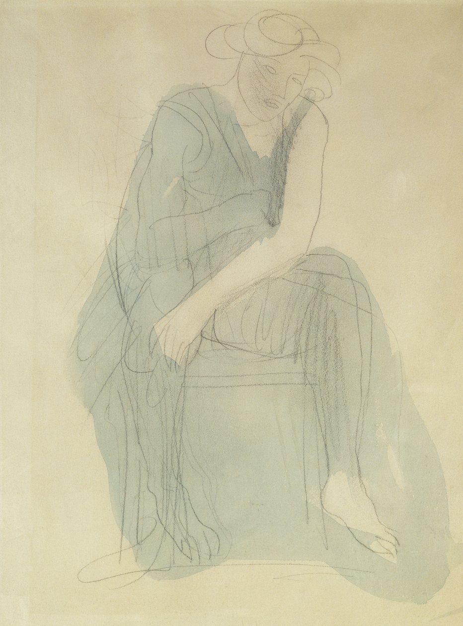 Ülő Nő; Femme Assise, alkotó: Auguste Rodin
