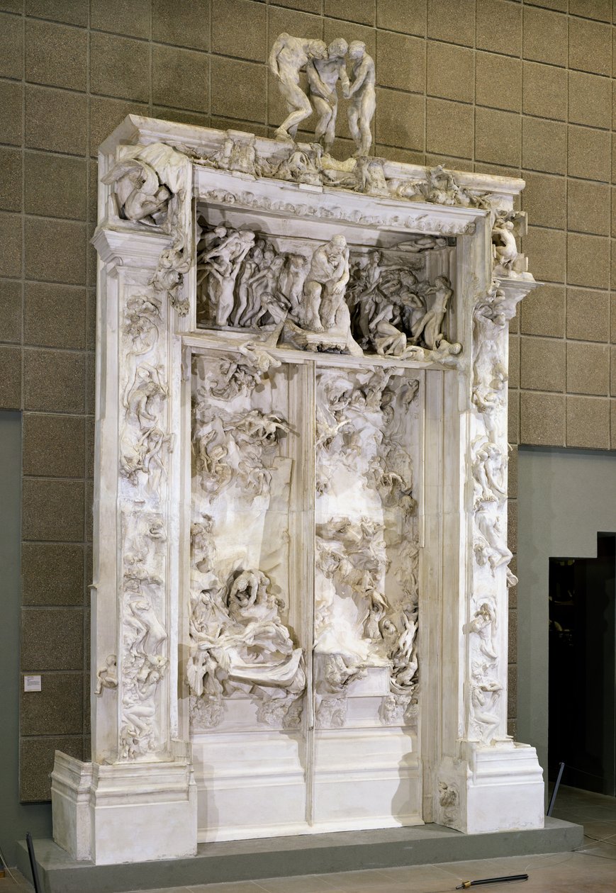 A pokol kapui (gipsz) alkotó: Auguste Rodin