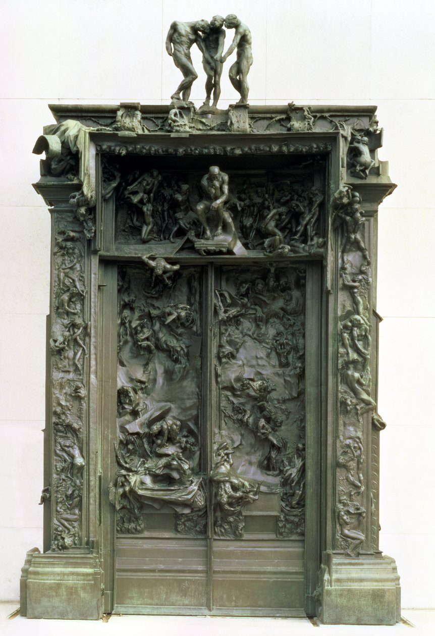 A pokol kapuja, 1880-90 (bronz) alkotó: Auguste Rodin
