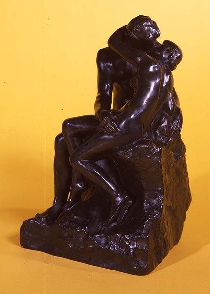 A csók, 1886 körül (bronz) alkotó: Auguste Rodin