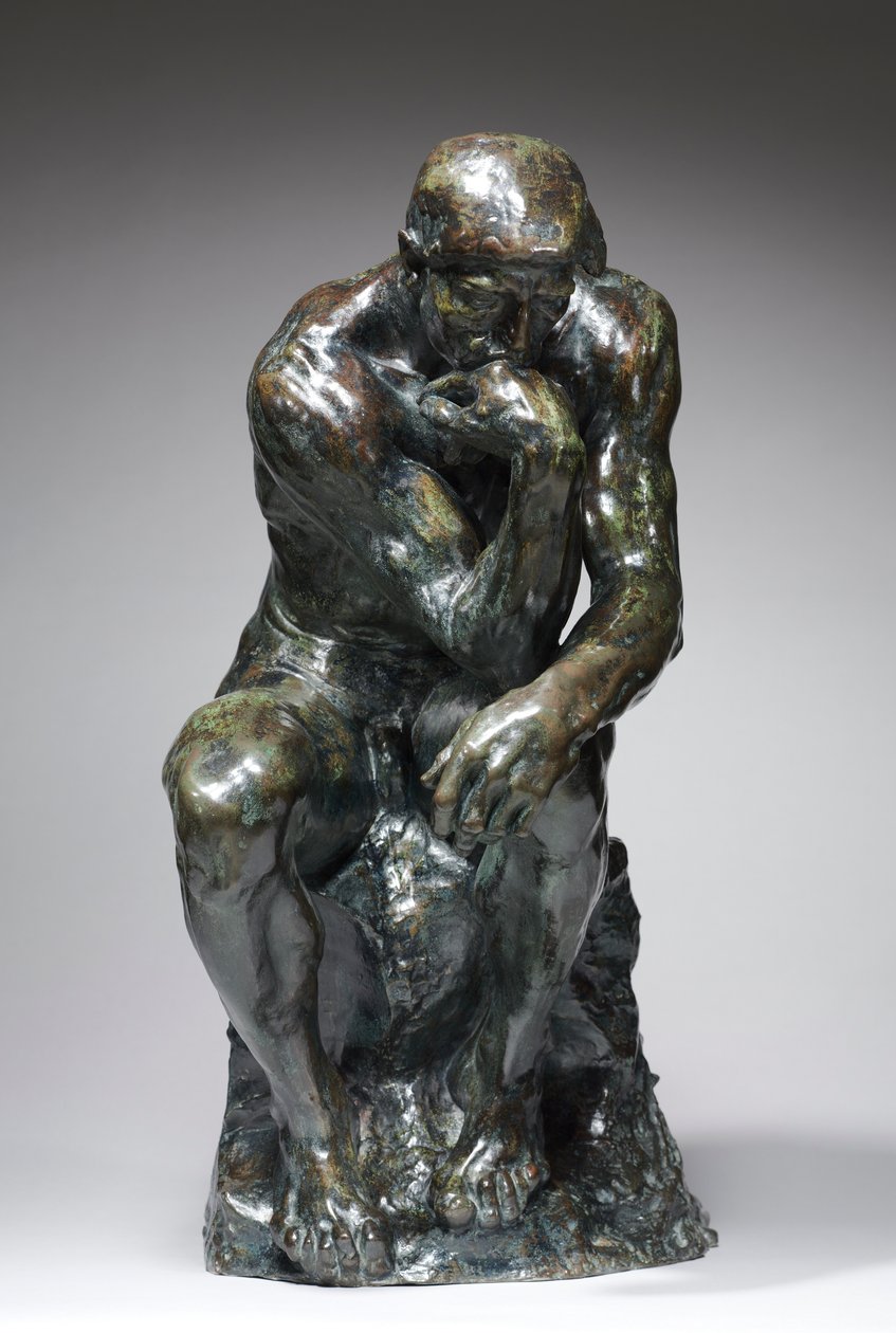 A gondolkodó c. 1880. alkotó: Auguste Rodin