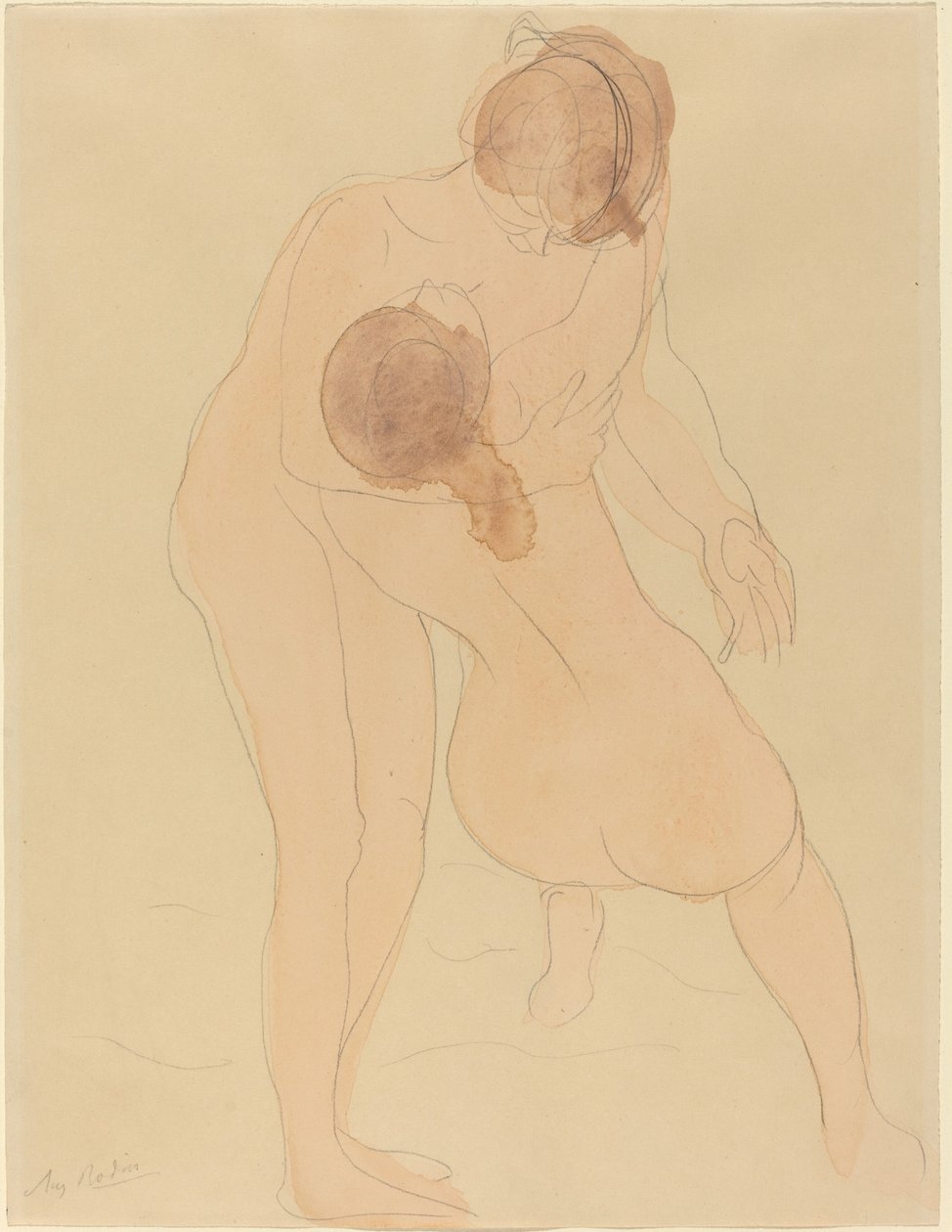 Két figura alkotó: Auguste Rodin