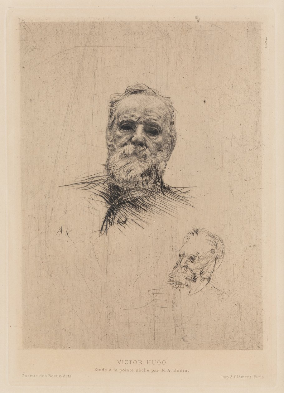 Victor Hugo, 1886. alkotó: Auguste Rodin
