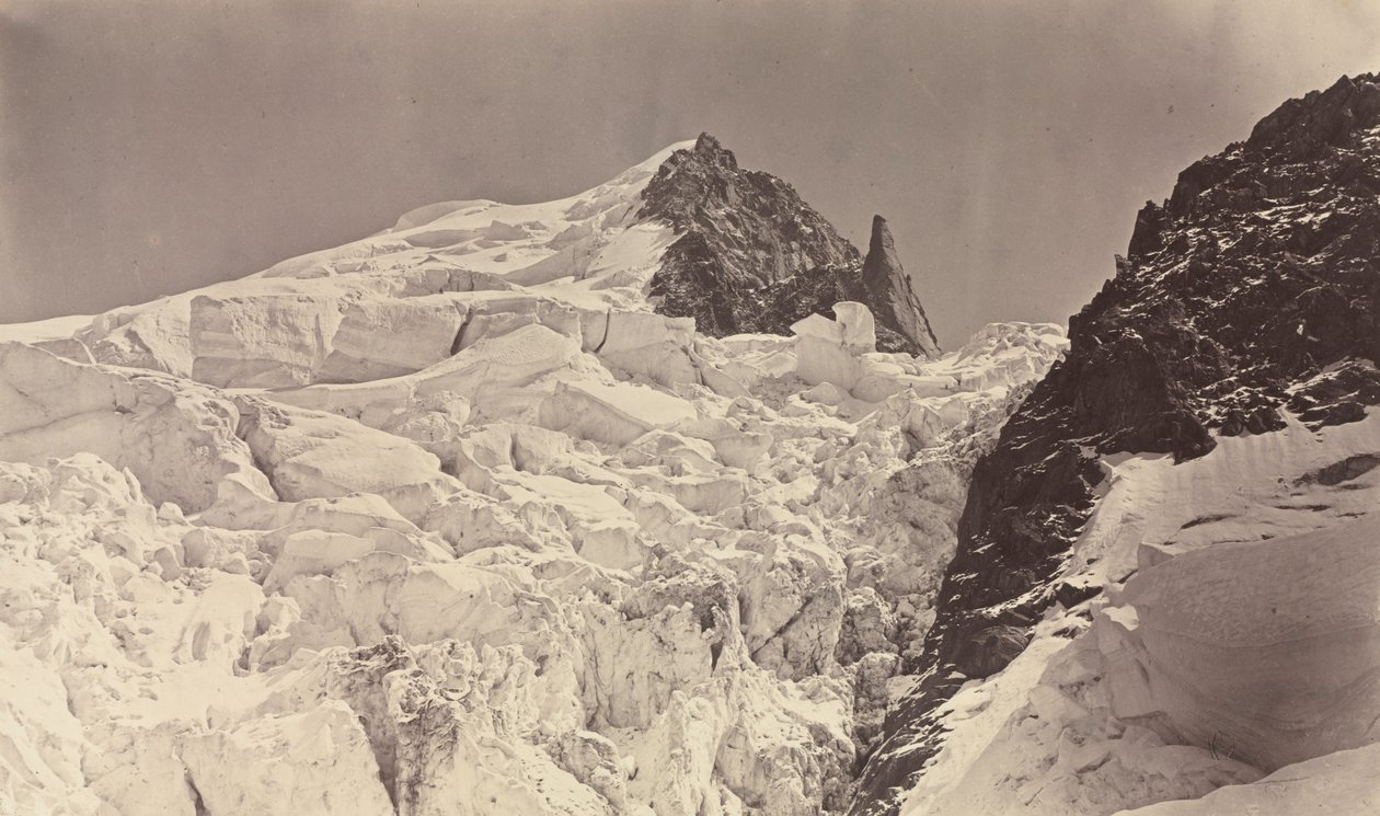 Mount Maudit, Savoyában alkotó: Auguste Rosalie Bisson