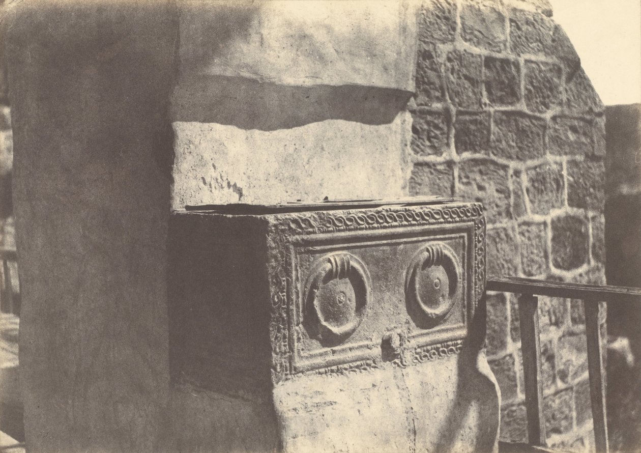 Jeruzsálem. judaikus szarkofág alkotó: Auguste Salzmann