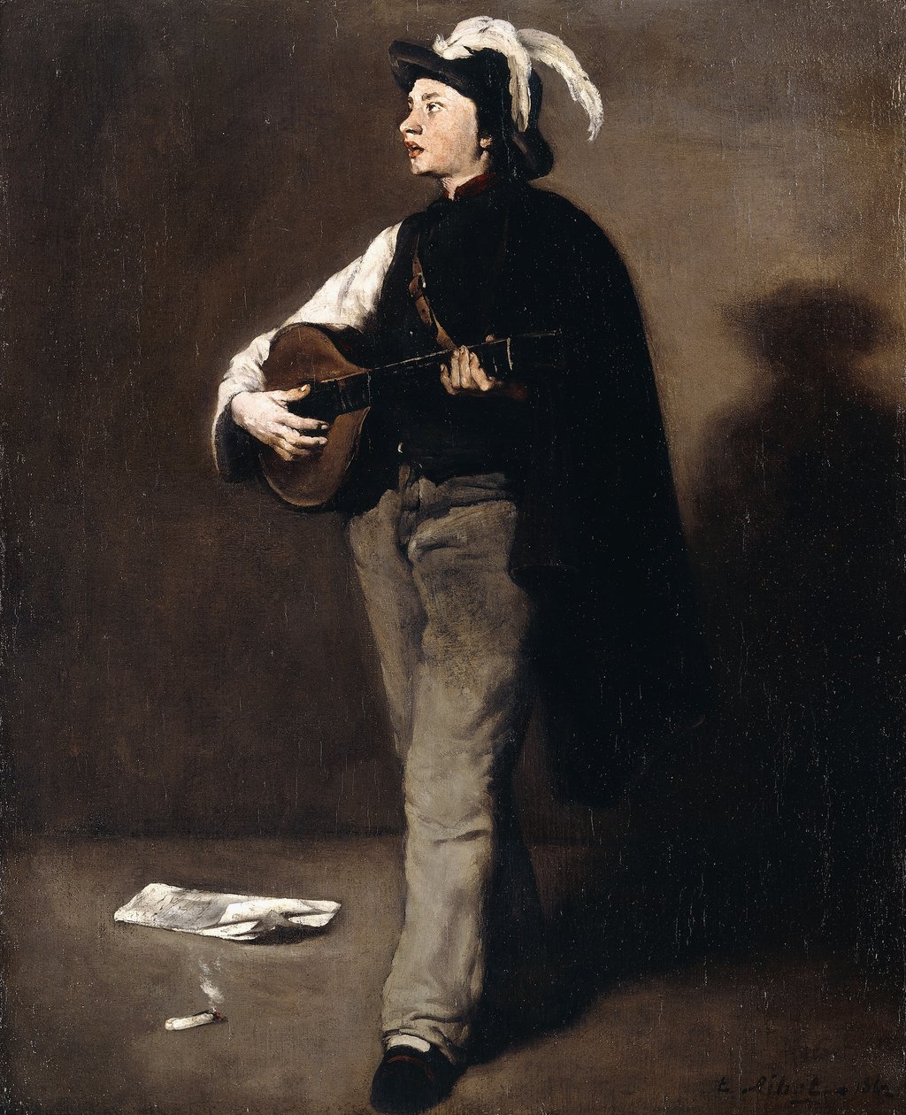 A mandolinos, 1862 alkotó: Auguste Theodule Ribot