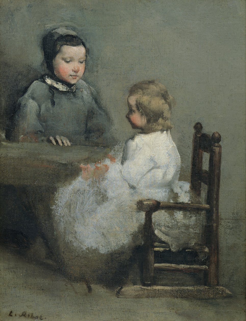 A két nővér alkotó: Auguste Theodule Ribot