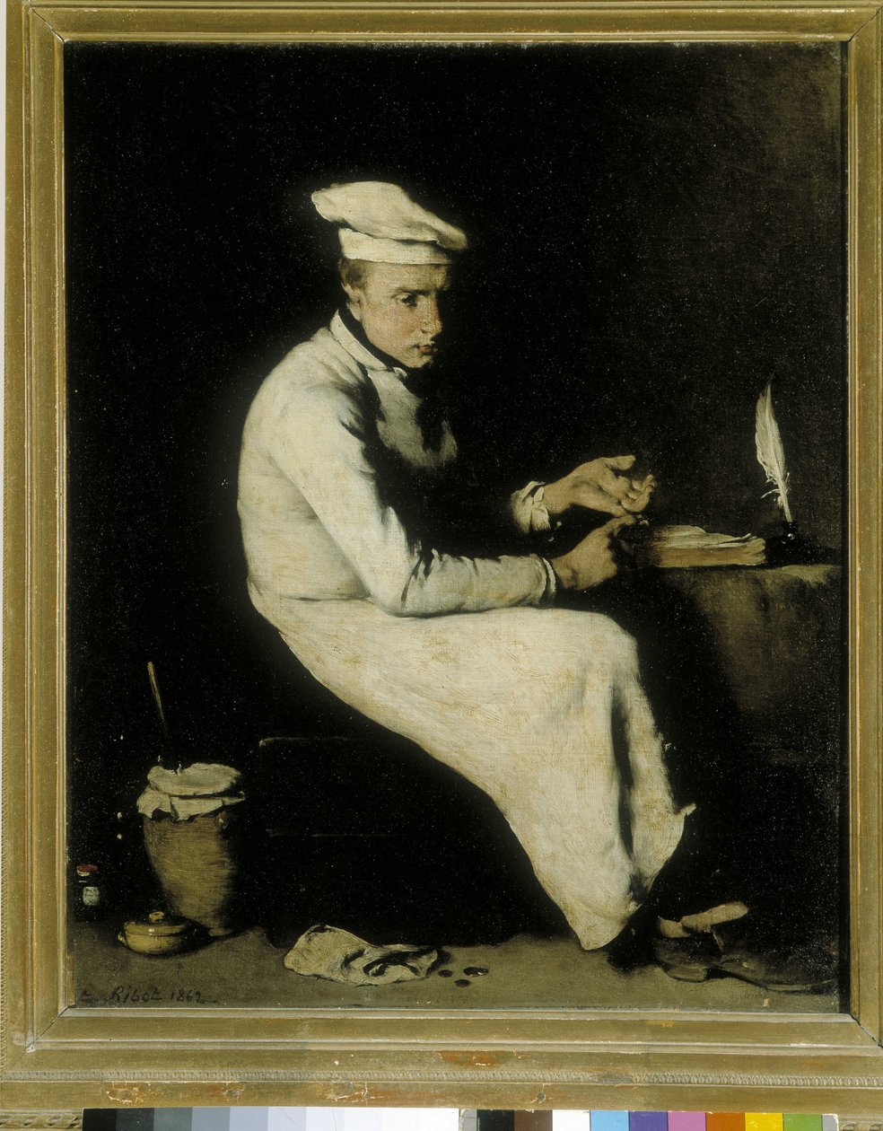 A könyvelő szakács alkotó: Auguste Theodule Ribot