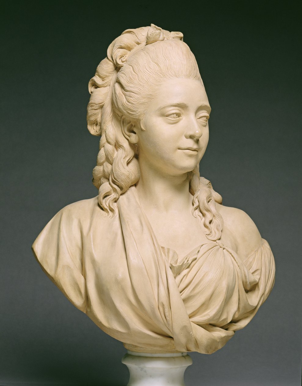 Madame Pajou, született Angelique Roumier, 1777 (terrakotta) alkotó: Augustin Pajou