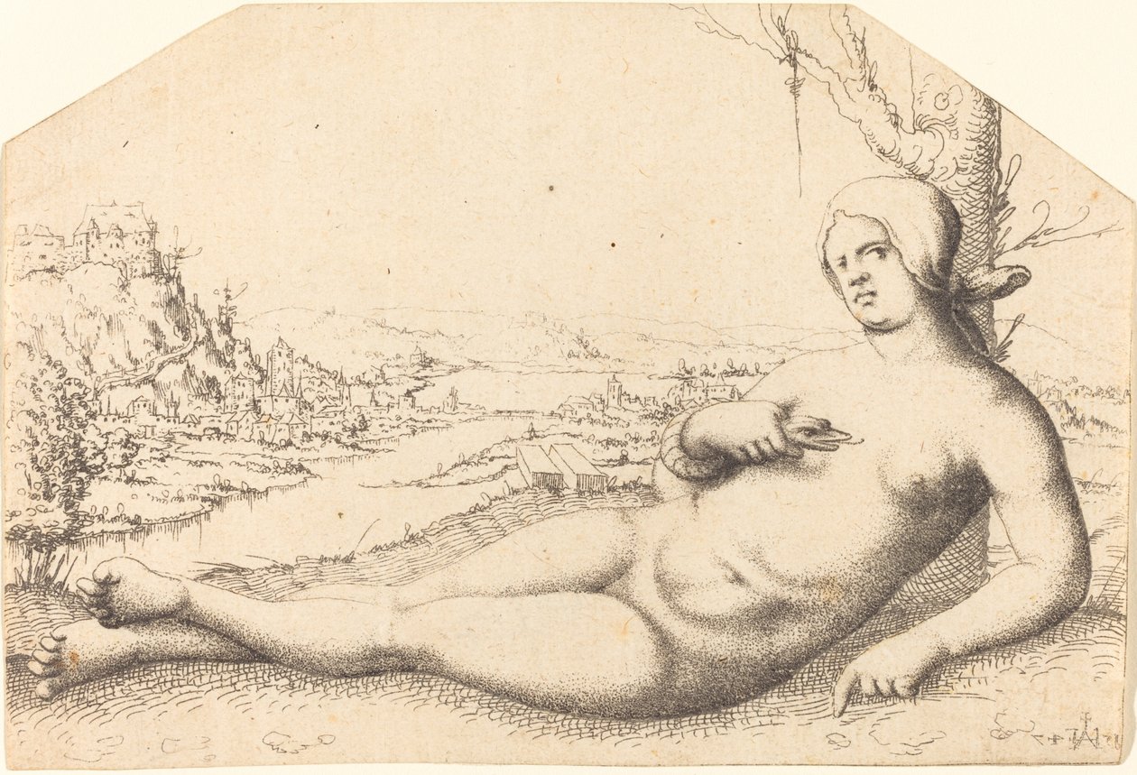 Kleopátra halála, 1547. alkotó: Augustin Hirschvogel