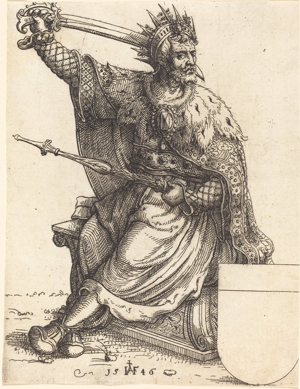 I. Ferdinánd, 1546. alkotó: Augustin Hirschvogel