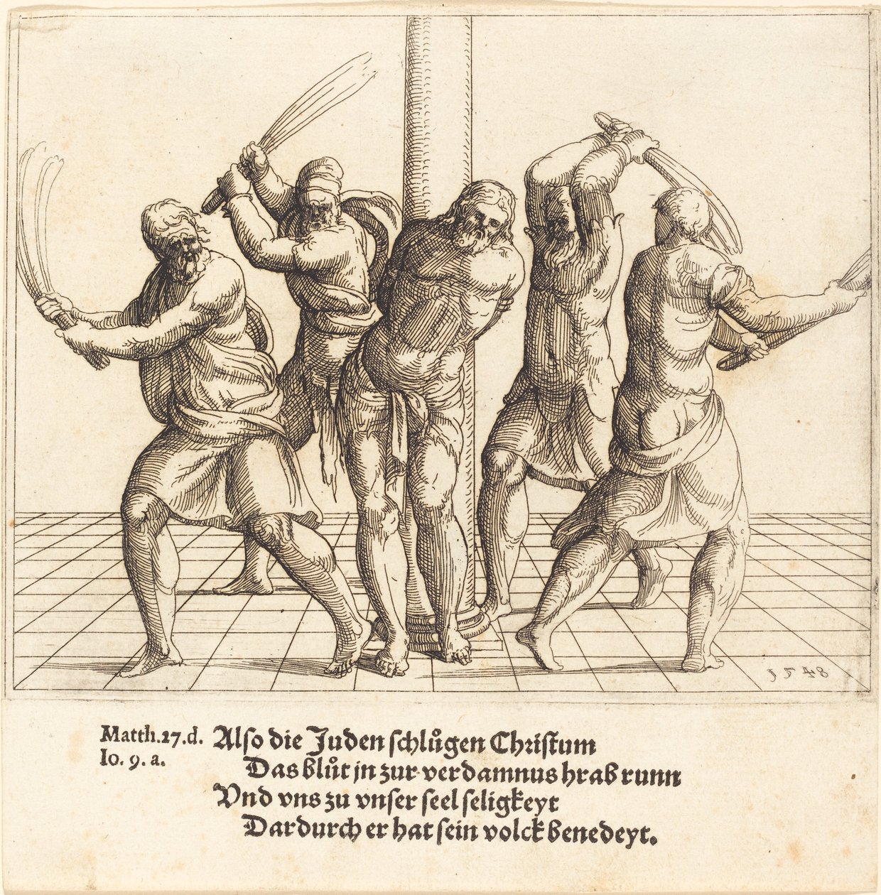 A zászlózás alkotó: Augustin Hirschvogel