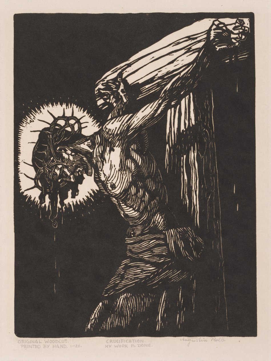 Keresztre feszítés. alkotó: Augustin Kolb